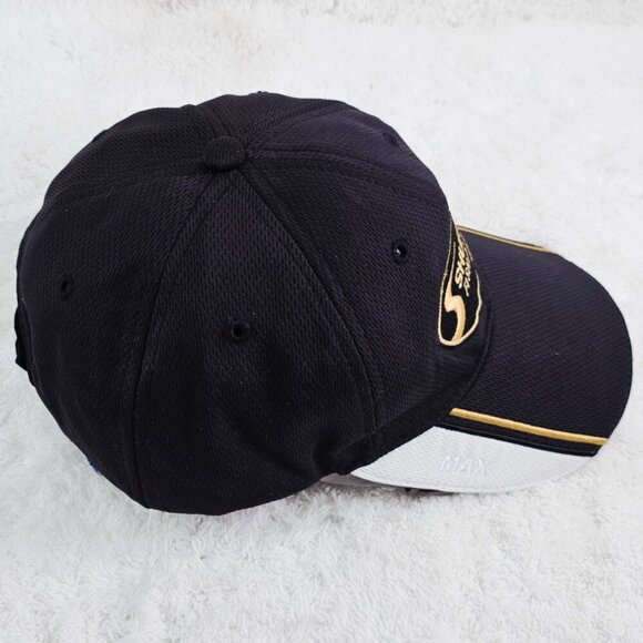 Shurhold Fishing Team Moisture Wicking Black Baseball Hat Cap Adjustable Strap - Picture 3 of 8